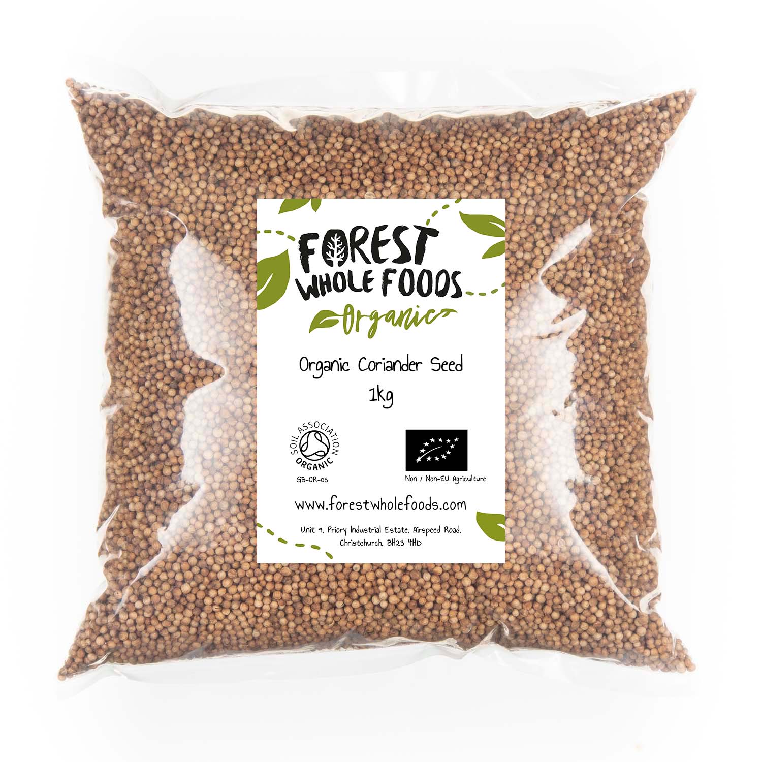 Organic Coriander Seed UK 1kg