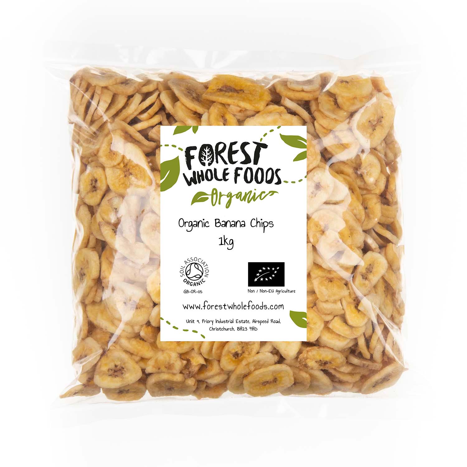 Organic Banana Chips 1kg
