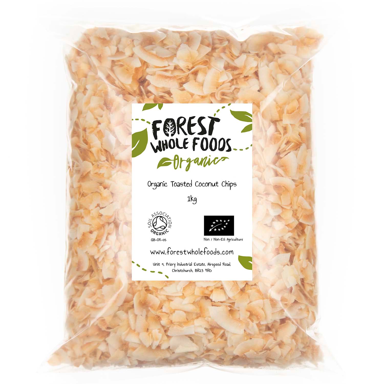 Organic Toasted Coconut Chips 1kg