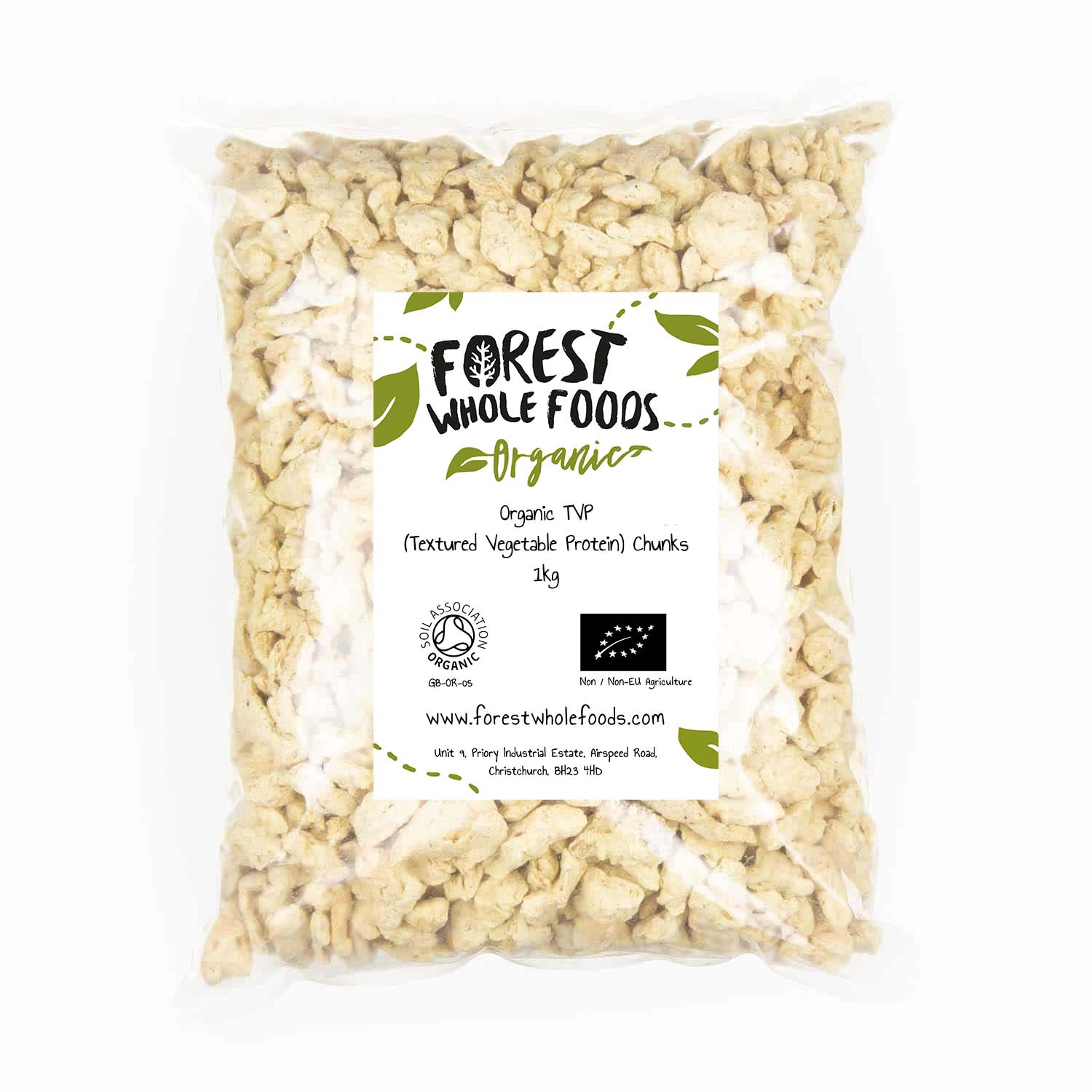 Organic Textured Vegetable protein UK 1kg