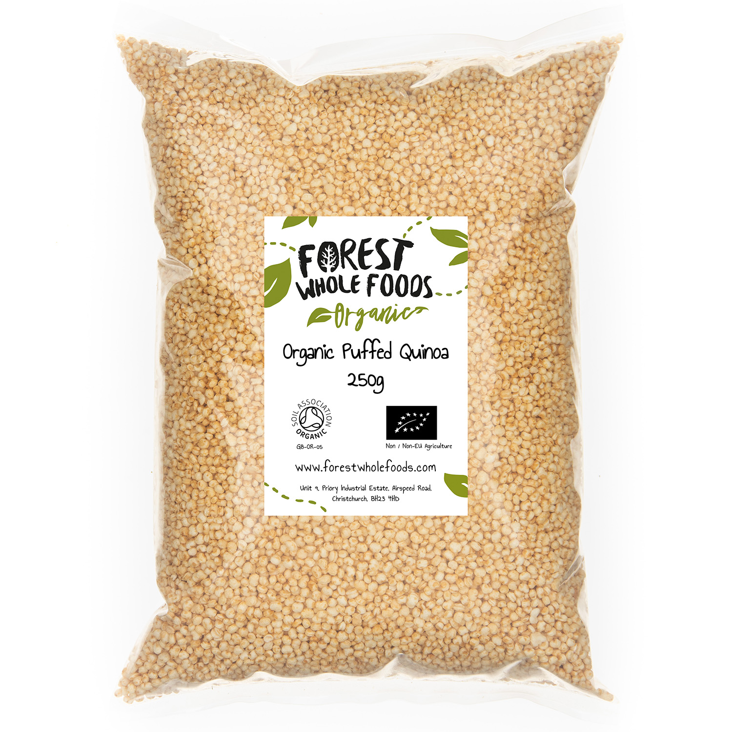 Organic Puffed Quinoa 250g