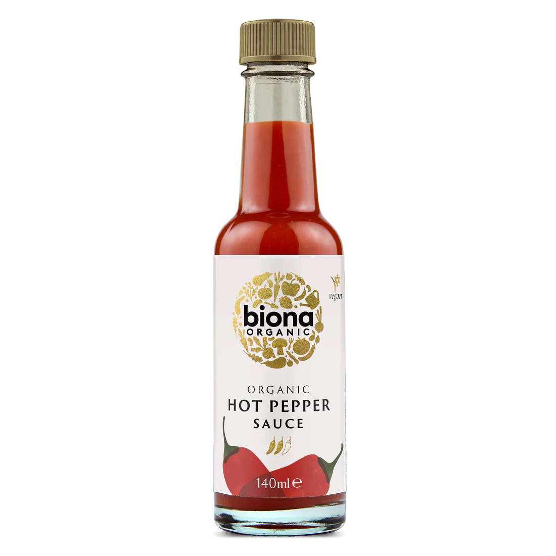Biona Organic Hot Pepper Sauce 140ml