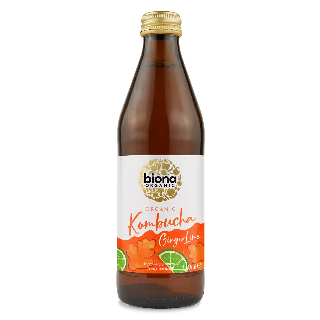 Biona Organic Kombucha Ginger & Lime 330ml
