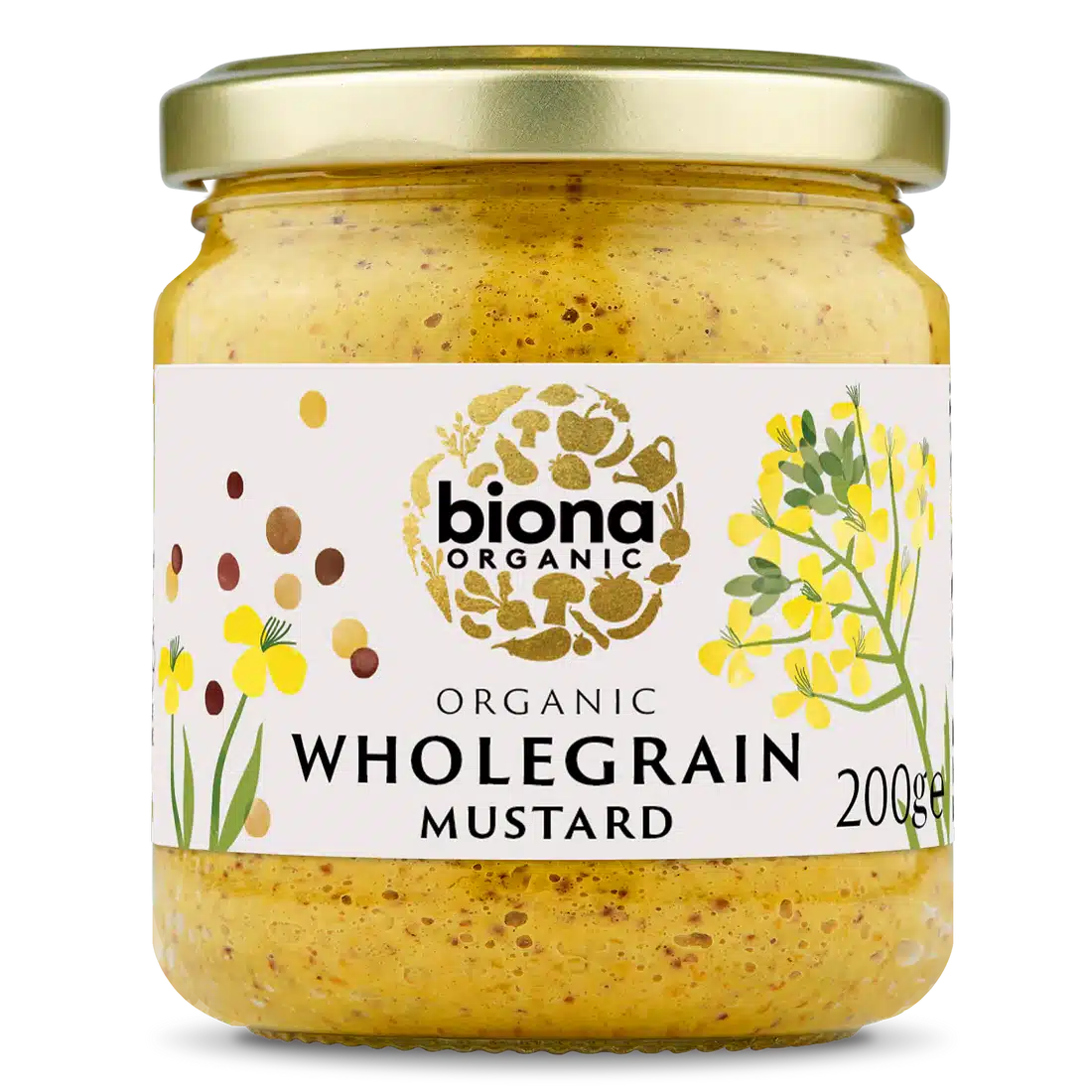 Biona Organic Wholegrain Mustard 200g