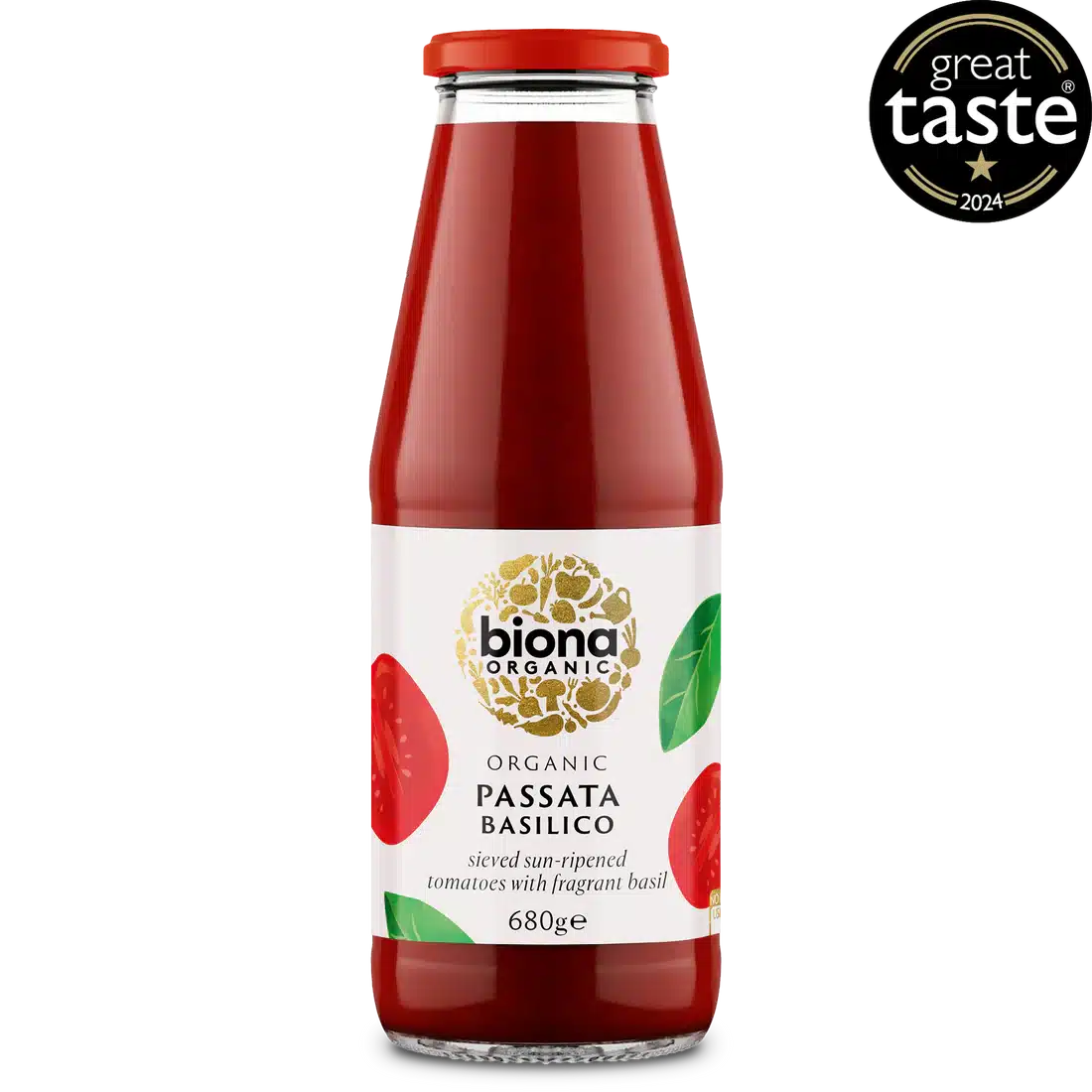 Biona Organic Passata With Basil 680g