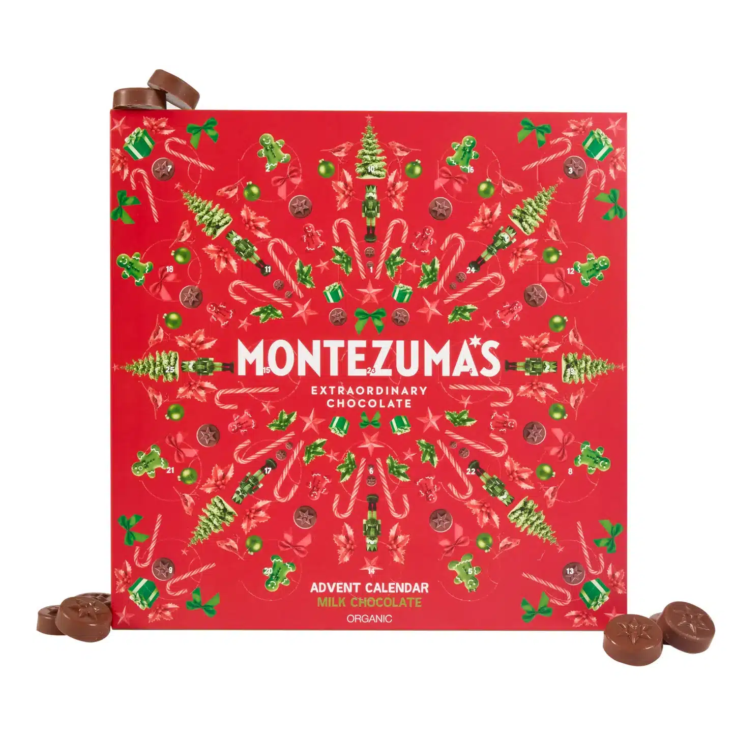 Montezumas Organic Milk Chocolate Advent Calendar 150g