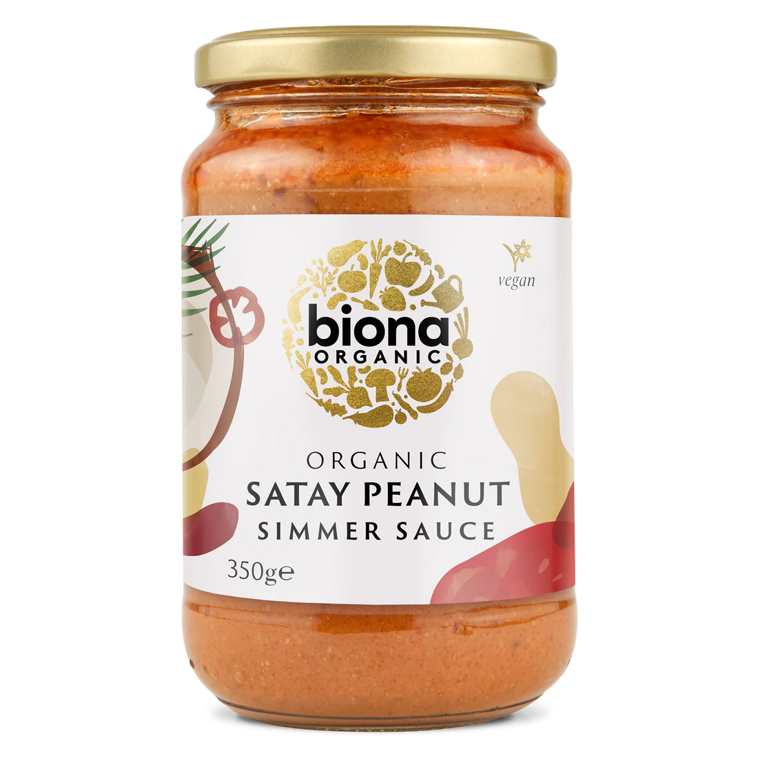 Biona Organic Satay Spicy Peanut Simmer Sauce 350g