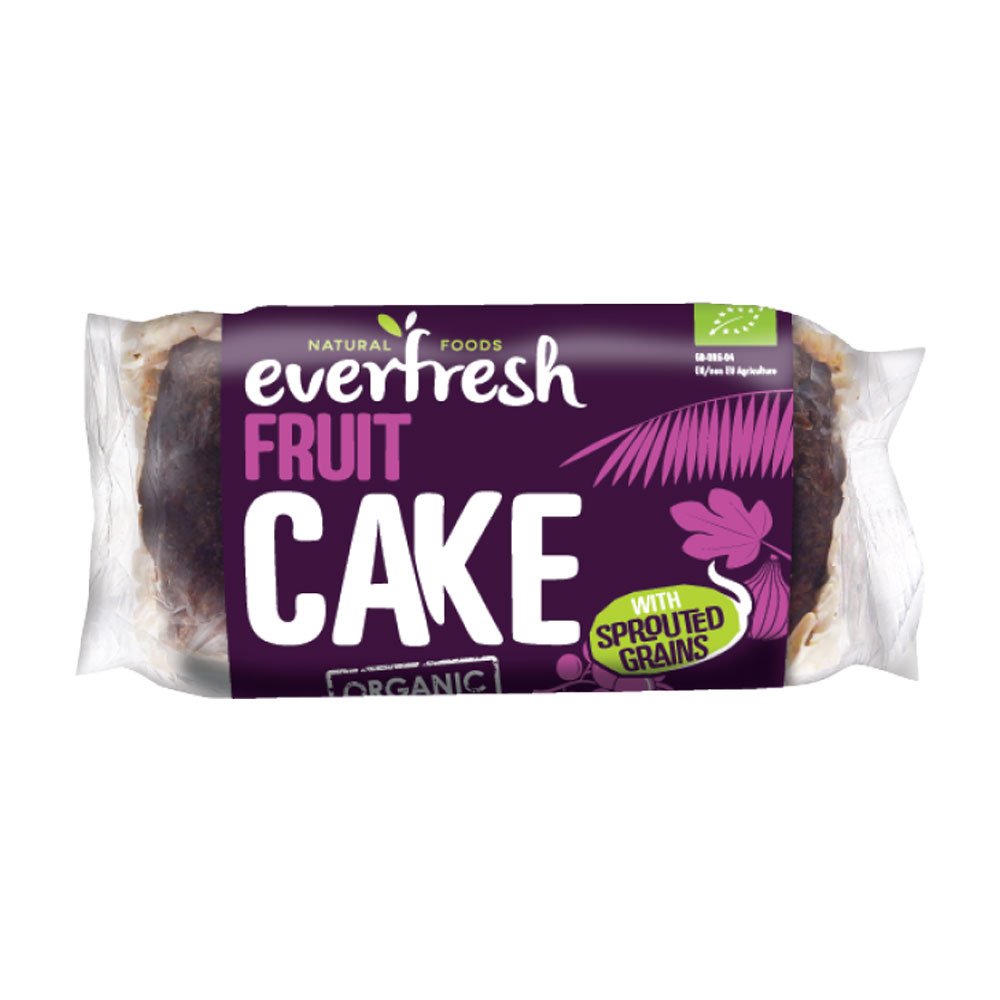 Everfresh Organic Fruit Cake With Sprouted Wheat Grains 350g