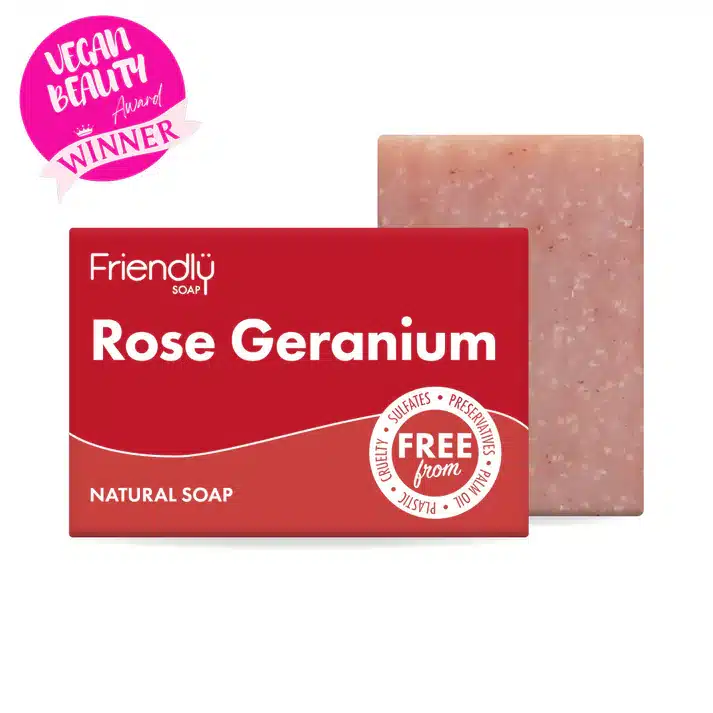 Friendly Soap Rose Geranium Soap 95g