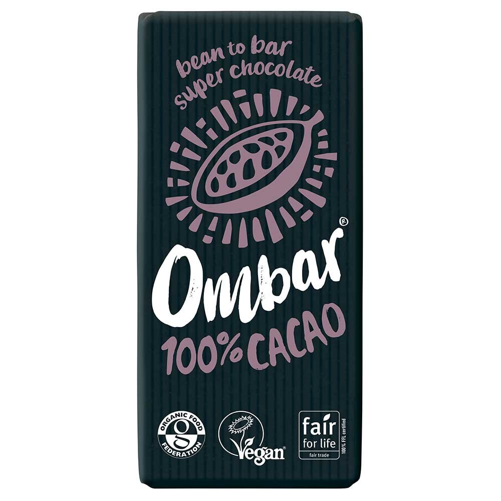 Ombar Organic Chocolate 100% 70g