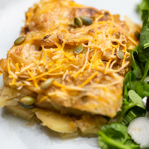 PARSNIP and LEEK GRATIN