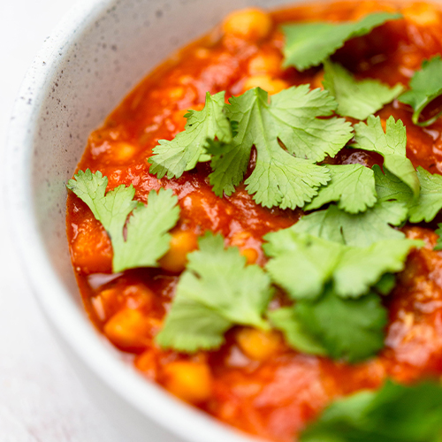 SWEET POTATO and CHICKPEA TAGINE