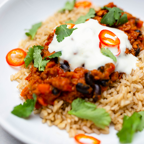 VEGAN MEAT CHILLI