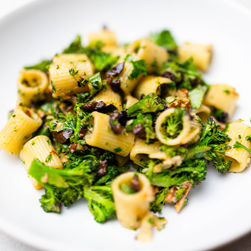 BROCCOLI and OLIVE PASTA