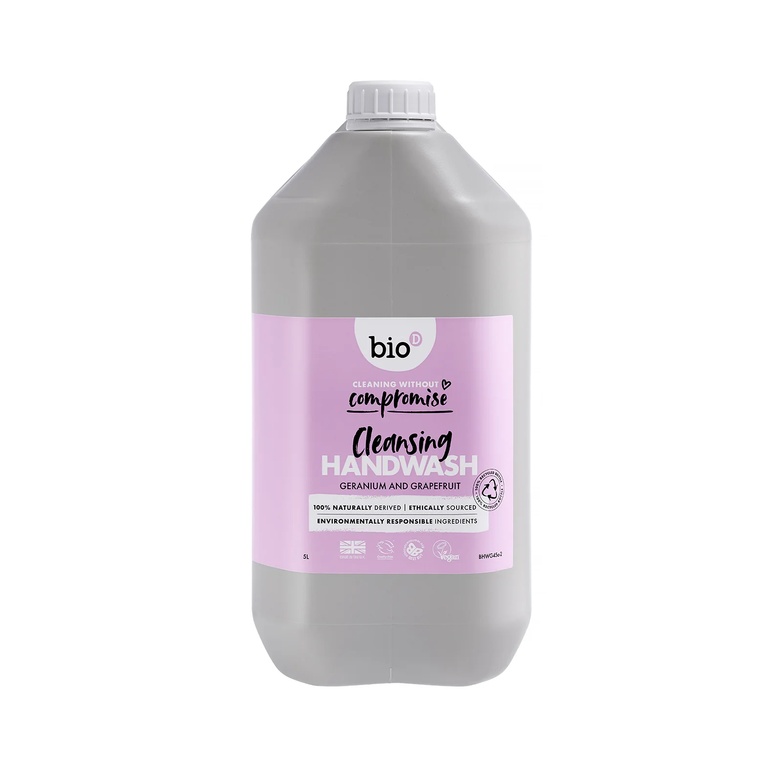 Bio-D Geranium & Grapefruit Cleansing Handwash 5l