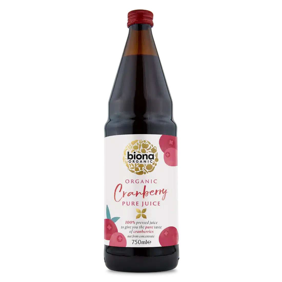 Biona Organic 100% Cranberry Juice 750ml