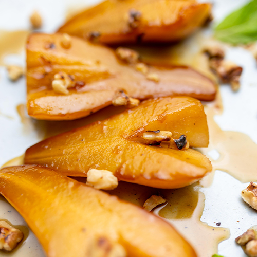 MAPLE BAKED PEARS