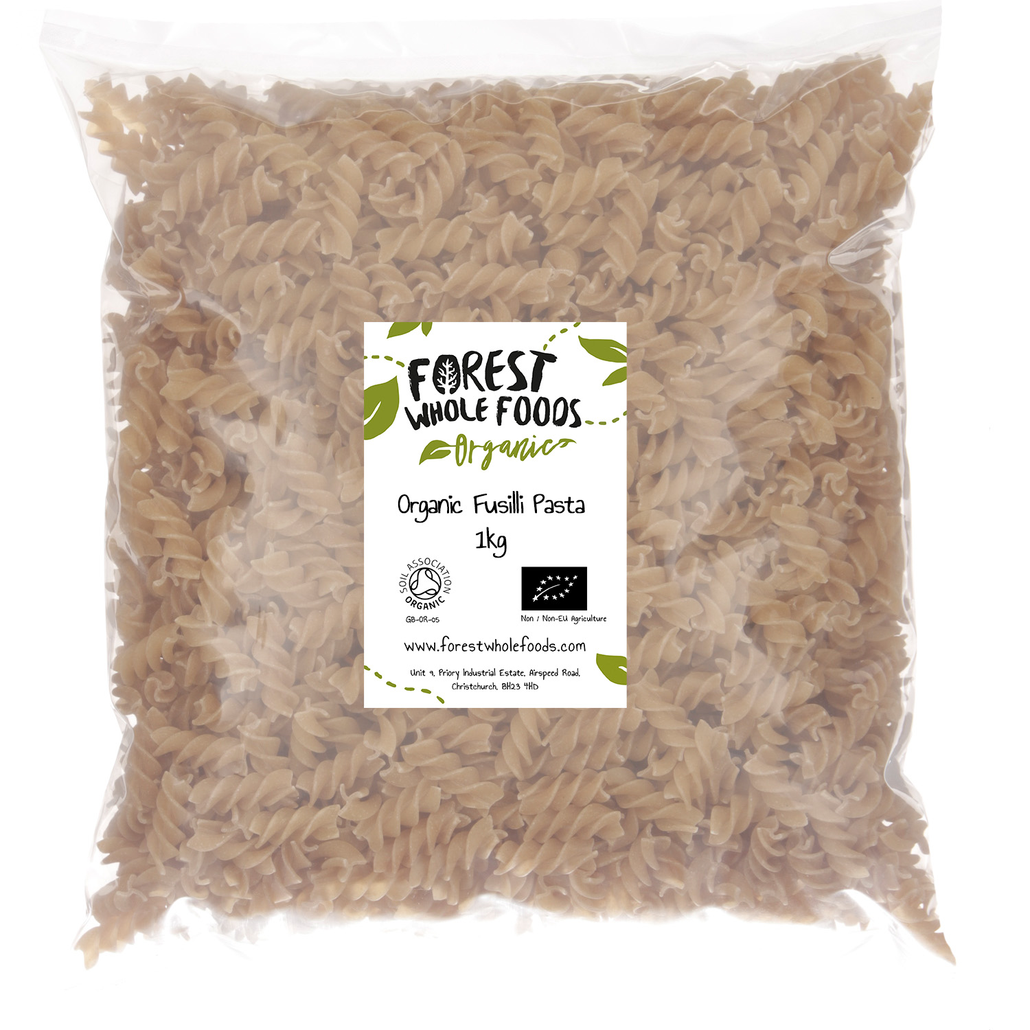 organic fusilli pasta 1kg