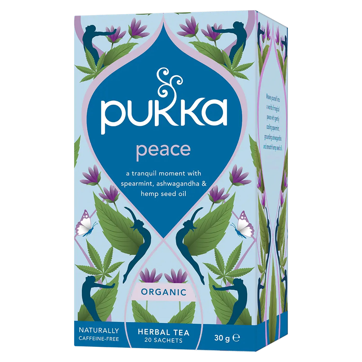 Pukka Organic Peace Chamomile Spearmint Hemp & Liquorice Tea 20 Tea Bags
